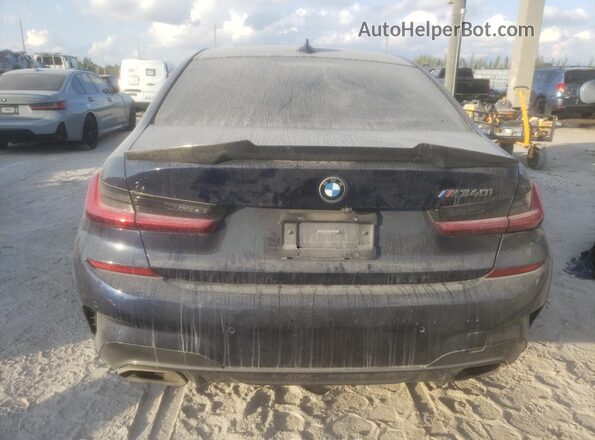 WBA5U7C03LFH19243 2020 BMW M3 Black Հետևի տեսք