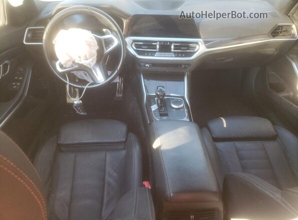 WBA5U7C03LFH19243 2020 BMW M3 Black Առջևի վահանակի տեսք