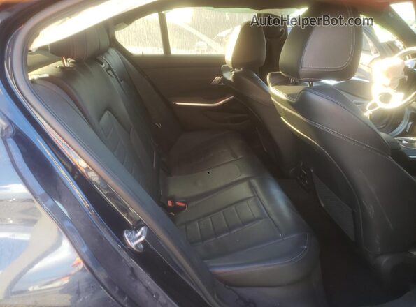 WBA5U7C03LFH19243 2020 BMW M3 Black Հետևի նստատեղերի տեսք
