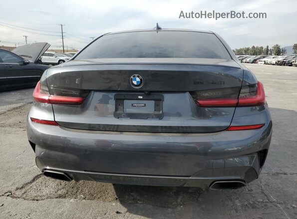 WBA5U7C03LFH85162 2020 BMW M3 Gray Вид ззаду