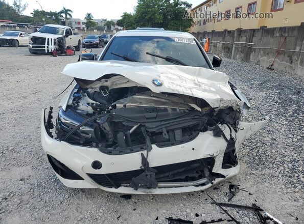 WBA5U7C03NFL69578 2022 BMW M3 White Вид спереду