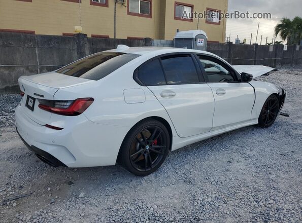 WBA5U7C03NFL69578 2022 BMW M3 White Задня права чверть