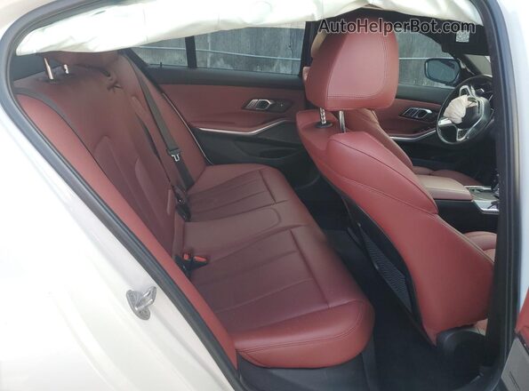 WBA5U7C03NFL69578 2022 BMW M3 White Вид задніх сидінь