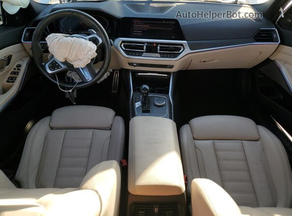 WBA5U7C06LFH52317 2020 BMW M3 White წინა პანელის ხედი