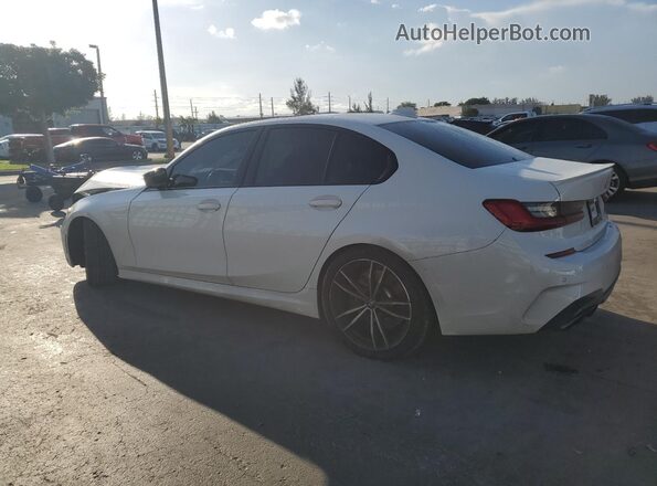 WBA5U7C06LFH52317 2020 BMW M3 White უკანა მარცხენა