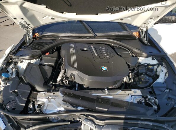 WBA5U7C06LFH52317 2020 BMW M3 White უკანა სალონის ხედი