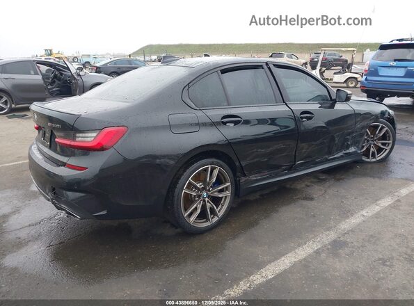 WBA5U7C07LAF54410 2020 BMW 3 SERIES Black Tył prawy