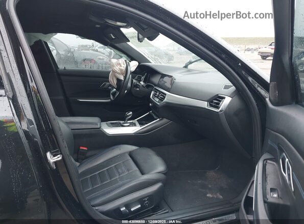 WBA5U7C07LAF54410 2020 BMW 3 SERIES Black Widok wnętrza z przodu