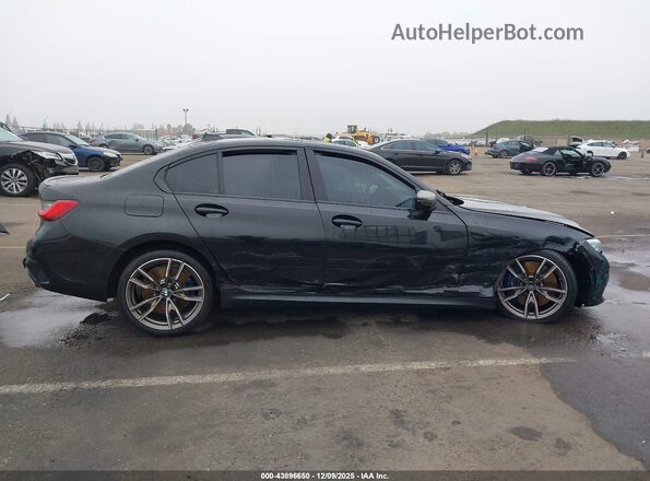 WBA5U7C07LAF54410 2020 BMW 3 SERIES Black Widok zestawu wskaźników