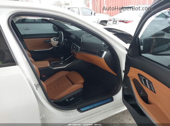 WBA5U7C07LFH58420 2020 BMW 3 SERIES White წინა სალონის ხედი