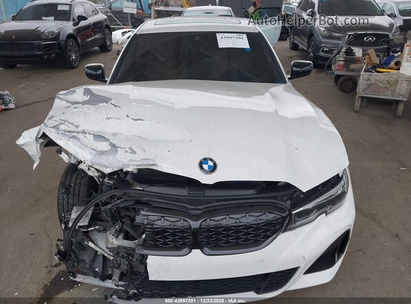 WBA5U7C07LFH58420 2020 BMW 3 SERIES White წინა პანელის ხედი