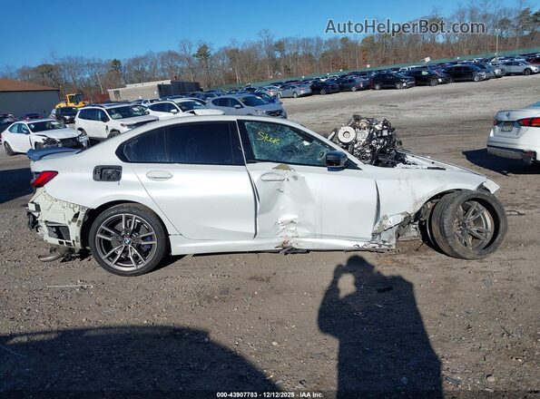 WBA5U7C0XLA234124 2020 BMW 3 SERIES White ხელსაწყოთა პანელის ხედი