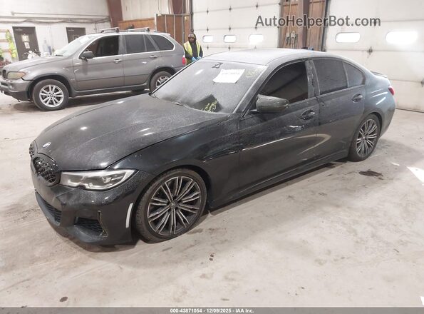 WBA5U9C00LA379331 2020 BMW 3 SERIES Черный Передняя левая четверть