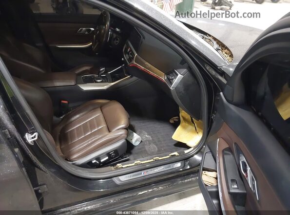 WBA5U9C00LA379331 2020 BMW 3 SERIES Черный Вид салона спереди