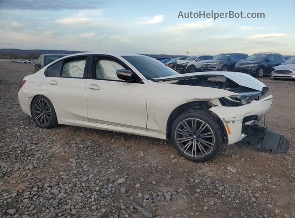 WBA5U9C00LFH50722 2020 BMW M3 Белый Передняя правая четверть