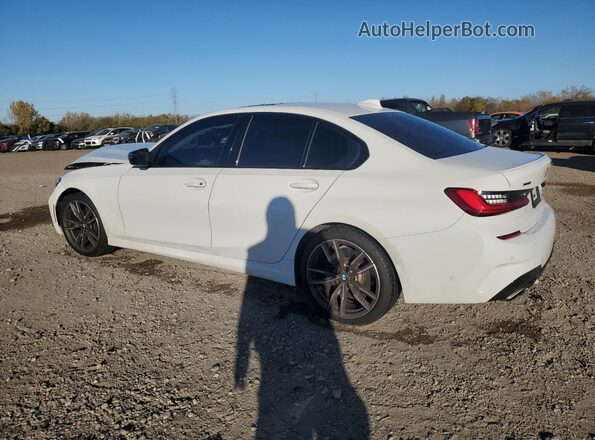 WBA5U9C00LFJ29185 2020 BMW M3 Белый Задняя левая четверть