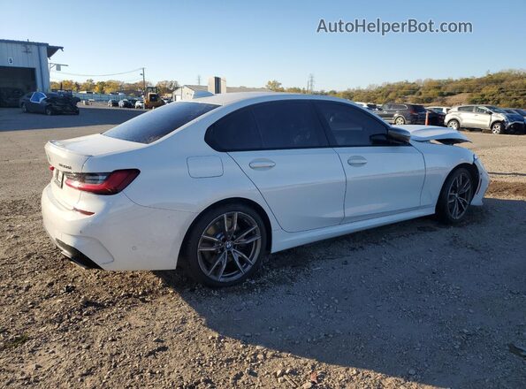 WBA5U9C00LFJ29185 2020 BMW M3 Белый Задняя правая четверть