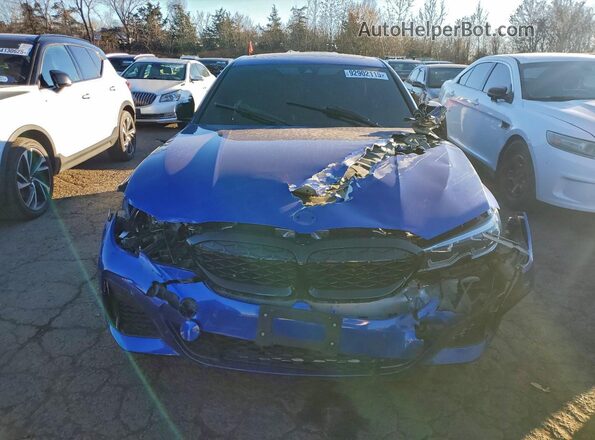 WBA5U9C05LFH04383 2020 BMW M3 Blue Widok z przodu
