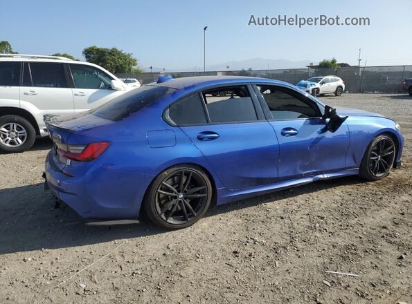 WBA5U9C08LFH20934 2020 BMW M3 Blue Հետևի աջ