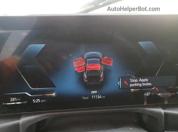 WBA63AV03RFT54750 2024 BMW 4 SERIES Black Instrument cluster view