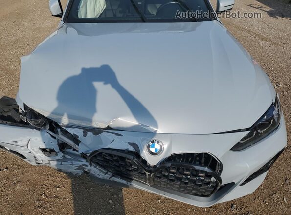 WBA63AV04NFM24167 2022 BMW 4 SERIES Gray უკანა სალონის ხედი