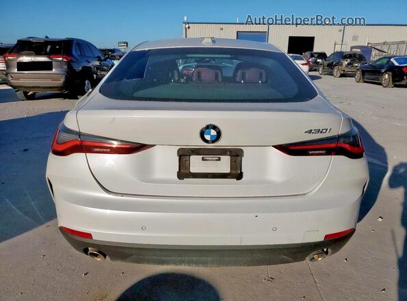 WBA63AV04NFM88659 2022 BMW 4 SERIES White Հետևի տեսք
