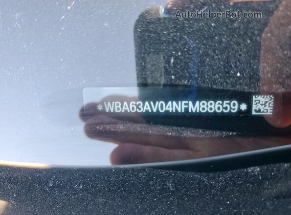 WBA63AV04NFM88659 2022 BMW 4 SERIES White Շարժիչի բաժամունքի տեսք