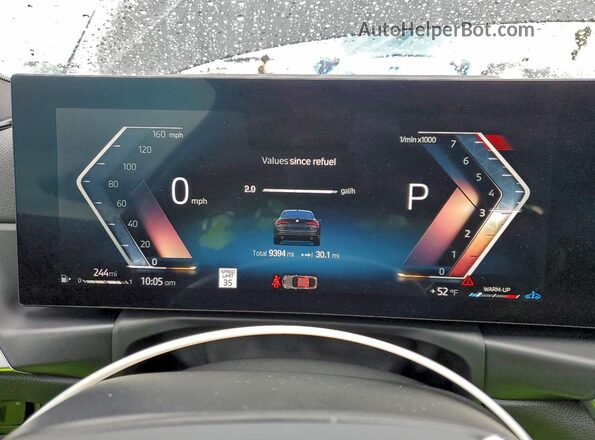 WBA63AV06RFR22960 2024 BMW 4 SERIES Черный Вид щитка приборов