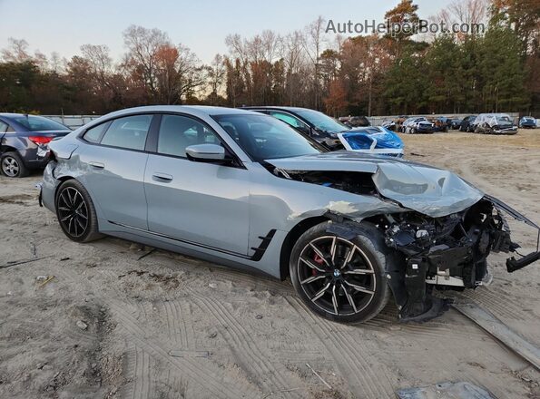 WBA63AV09NFM24911 2022 BMW 4 SERIES Gray Delantero derecho