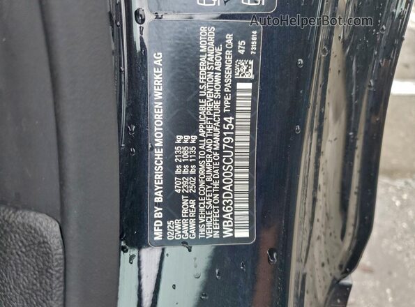 WBA63DA00SCU79154 2025 BMW 7 SERIES Black 