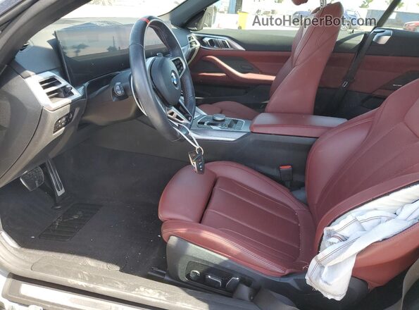 WBA63DB09SCS41950 2025 BMW M4 Gray Widok wnętrza z przodu