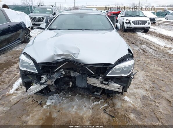 WBA6D2C51GGT65819 2016 BMW 6 SERIES Silver Front view