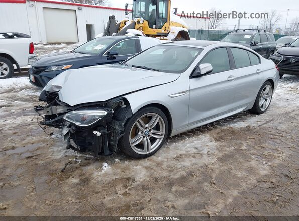 WBA6D2C51GGT65819 2016 BMW 6 SERIES Silver Front left