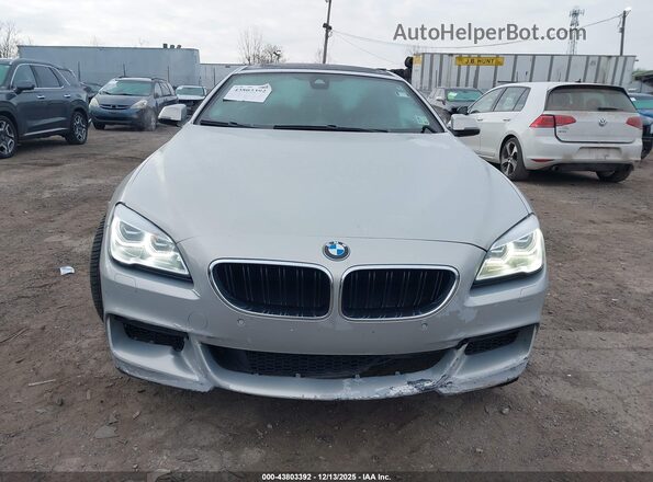 WBA6D4C55HD977665 2017 BMW 6 SERIES Silver Вид щитка приладів