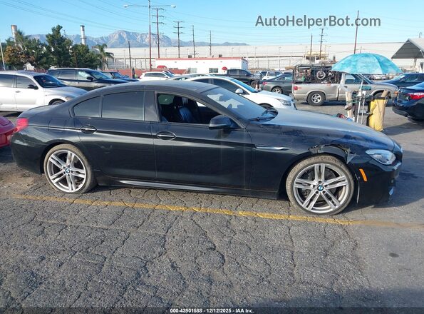 WBA6D4C58GD977108 2016 BMW 6 SERIES Черный Вид задней части салона