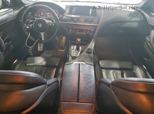WBA6D6C54GGF94702 2016 BMW 6 SERIES Black Առջևի վահանակի տեսք
