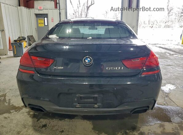 WBA6D6C54GGF94702 2016 BMW 6 SERIES Black Հետևի տեսք
