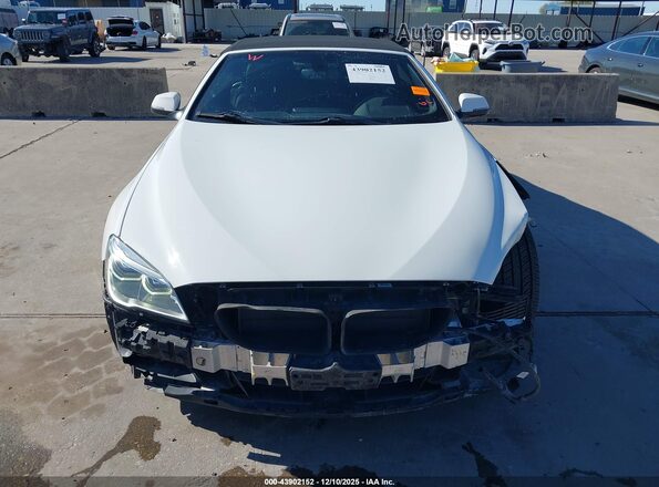 WBA6F1C31HGT83645 2017 BMW 6 SERIES White Vista interior trasera