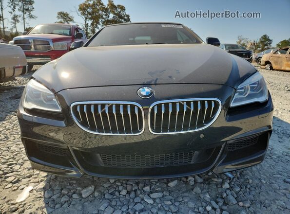 WBA6F1C5XGGT83241 2016 BMW 6 SERIES Black Widok z przodu