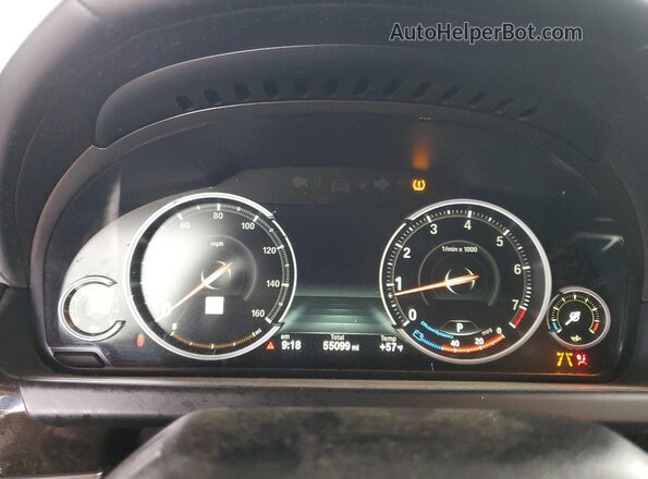 WBA6F5C51HD996911 2017 BMW 6 SERIES Черный Вид щитка приборов