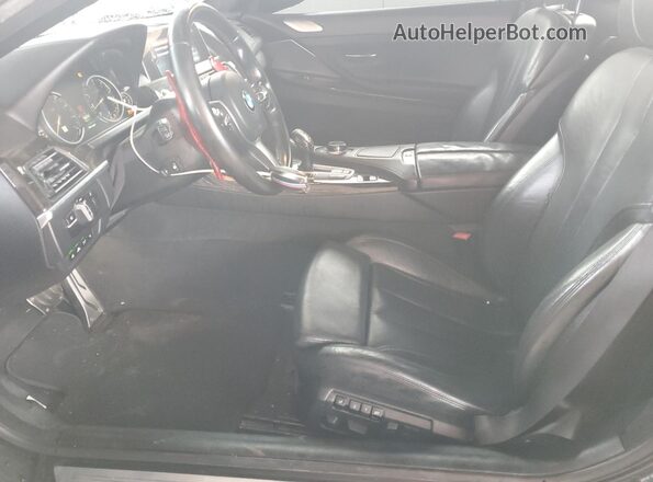 WBA6F5C51HD996911 2017 BMW 6 SERIES Черный Вид салона спереди