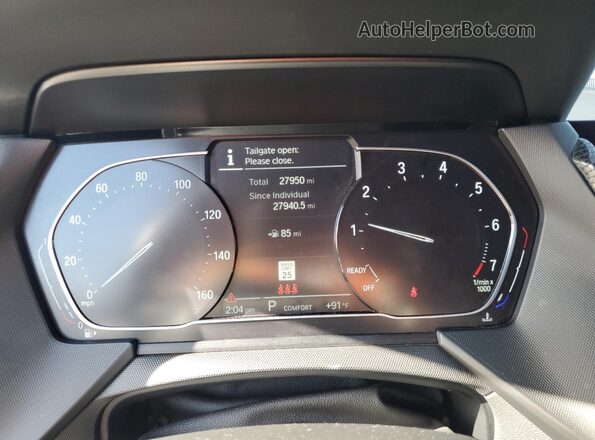 WBA73AK00M7G50436 2021 BMW 2 SERIES Silver Vista del cuadro de instrumentos