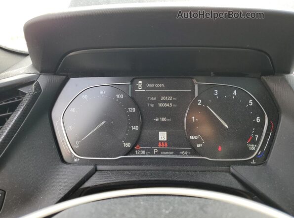WBA73AK01L7F76782 2020 BMW 2 SERIES Black Вид щитка приладів
