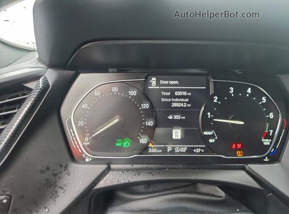 WBA73AK04M7H40964 2021 BMW 2 SERIES Black Vista del cuadro de instrumentos