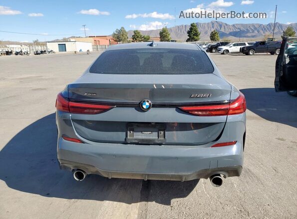 WBA73AK07L7F68346 2020 BMW 2 SERIES Gray Rear view