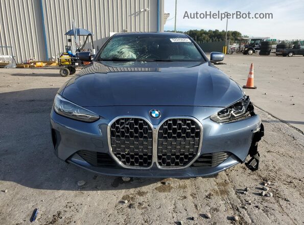 WBA73AP00MCG77846 2021 BMW 4 SERIES Blue Vista frontal