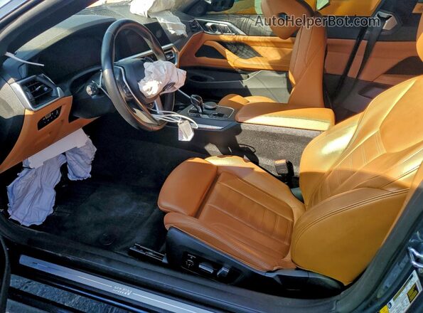 WBA73AP00MCG77846 2021 BMW 4 SERIES Blue Vista interior delantera
