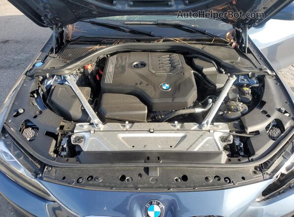 WBA73AP00MCG77846 2021 BMW 4 SERIES Blue Vista interior trasera