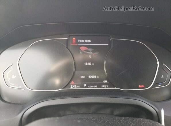 WBA73AP01MCG01679 2021 BMW 4 SERIES Blue Widok zestawu wskaźników