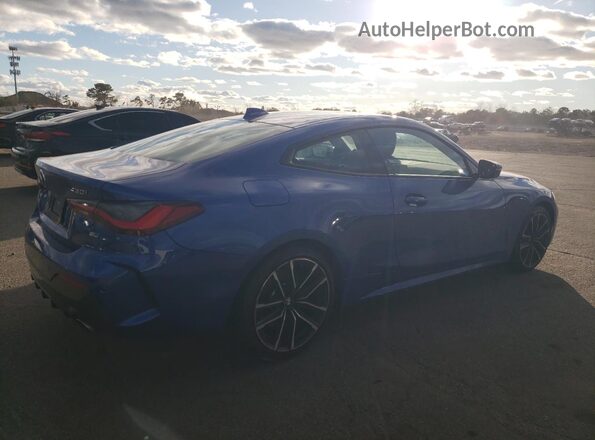 WBA73AP01MCG01679 2021 BMW 4 SERIES Blue Tył prawy